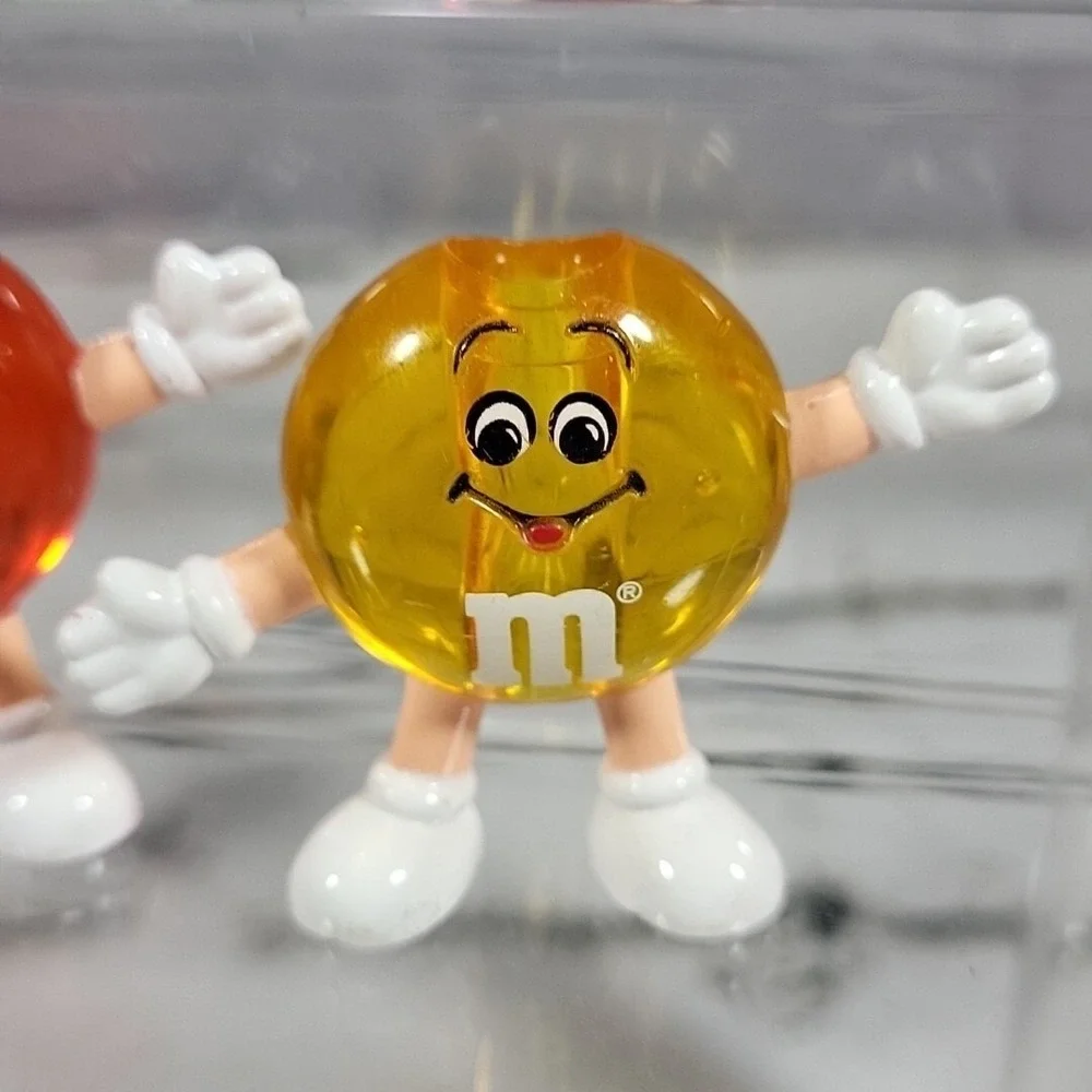 Vintage M&Ms Christmas String Light Covers Lot Of 6‎ Transparent Acrylic Candy